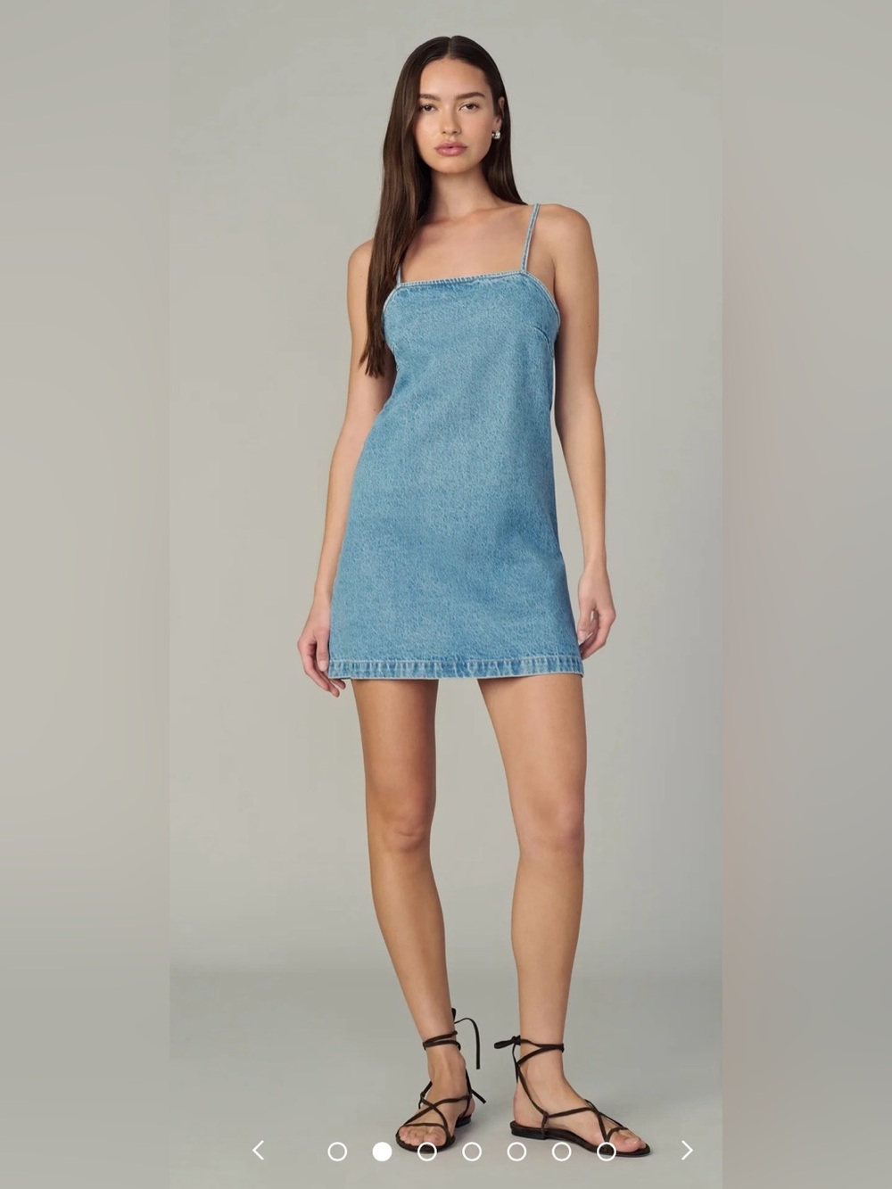 Joe's Jeans Clean Denim Mini Shift Dress in Liberty